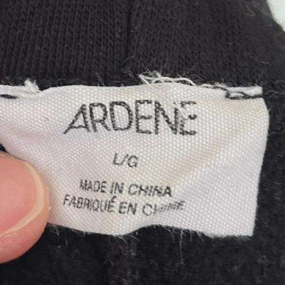 5/20$ Ardene black athletic warm jogger  pants size large - Picture 4 of 7